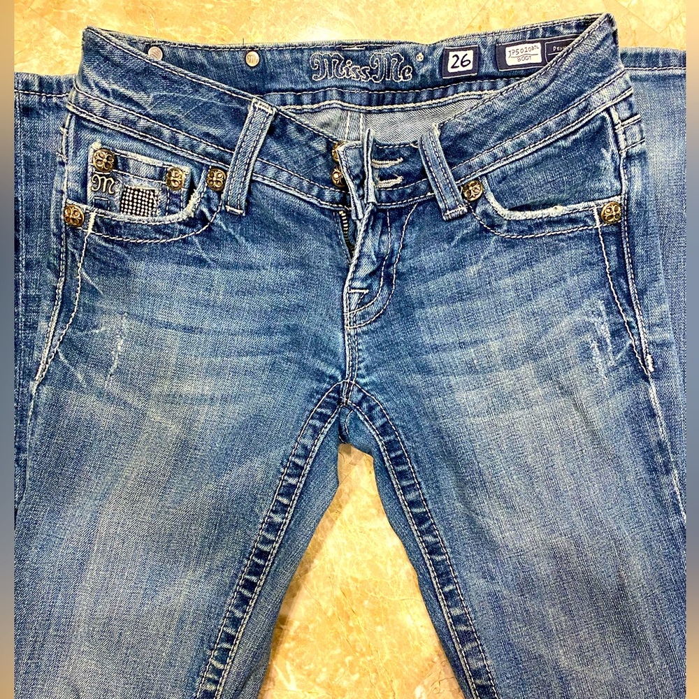 Miss Me Bootcut Embellished Jeans-Size 26